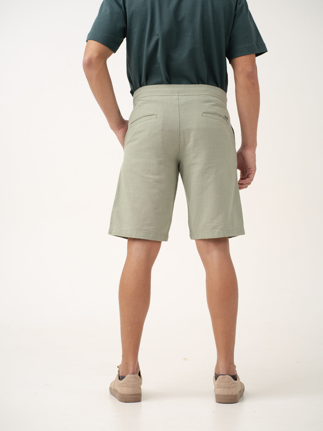 Grace Green All Day Lounge Cotton Shorts - Main Image