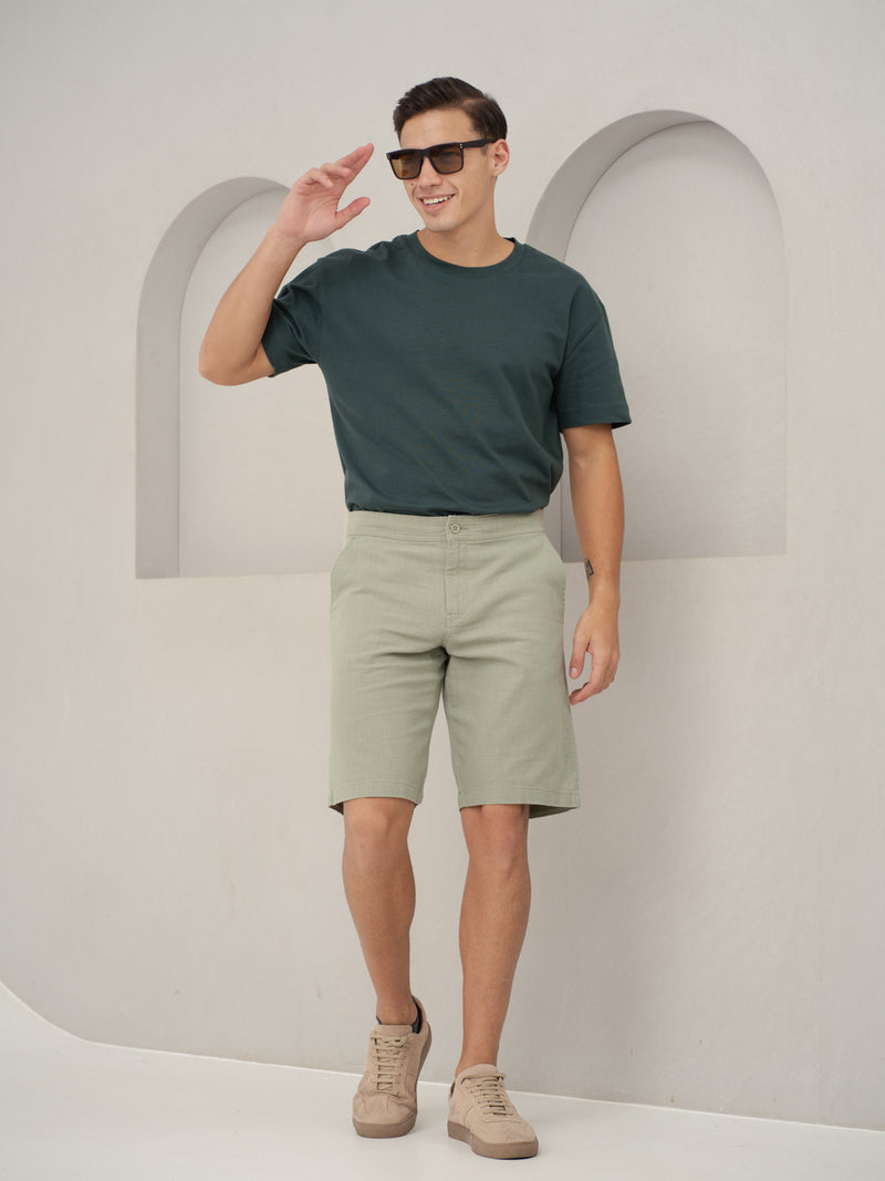 Grace Green All Day Lounge Cotton Shorts