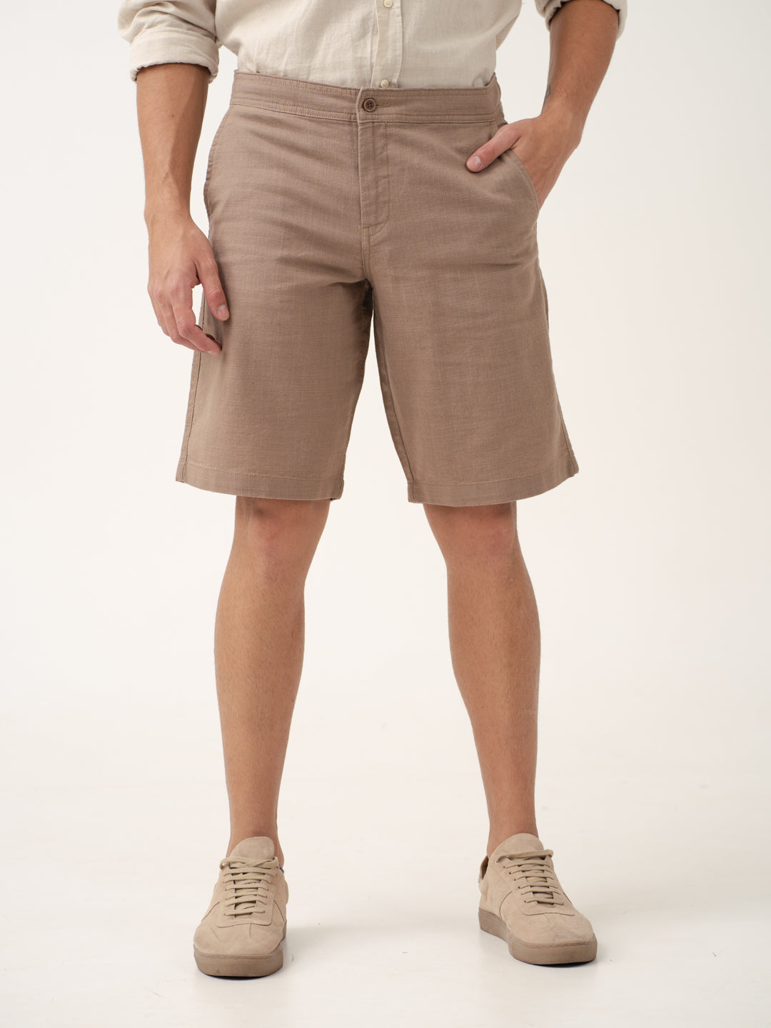 Baga Brown All Day Lounge Cotton Shorts