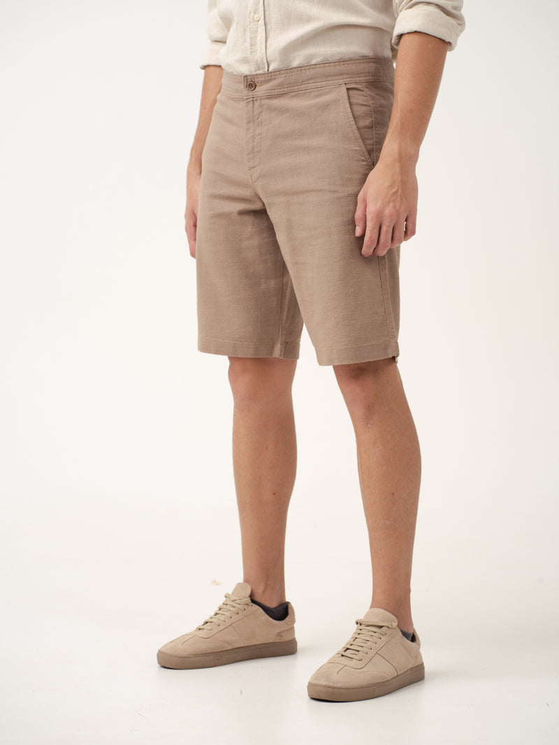 Baga Brown All Day Lounge Cotton Shorts