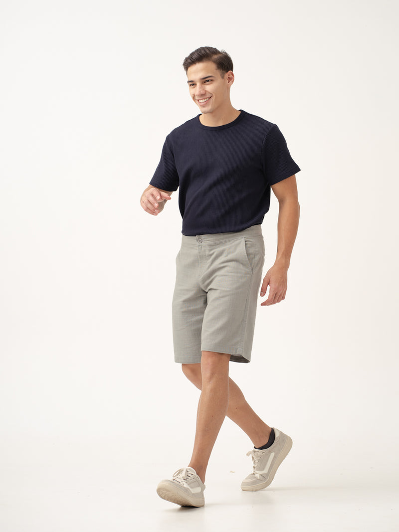 Reef Blue All Day Lounge Cotton Shorts