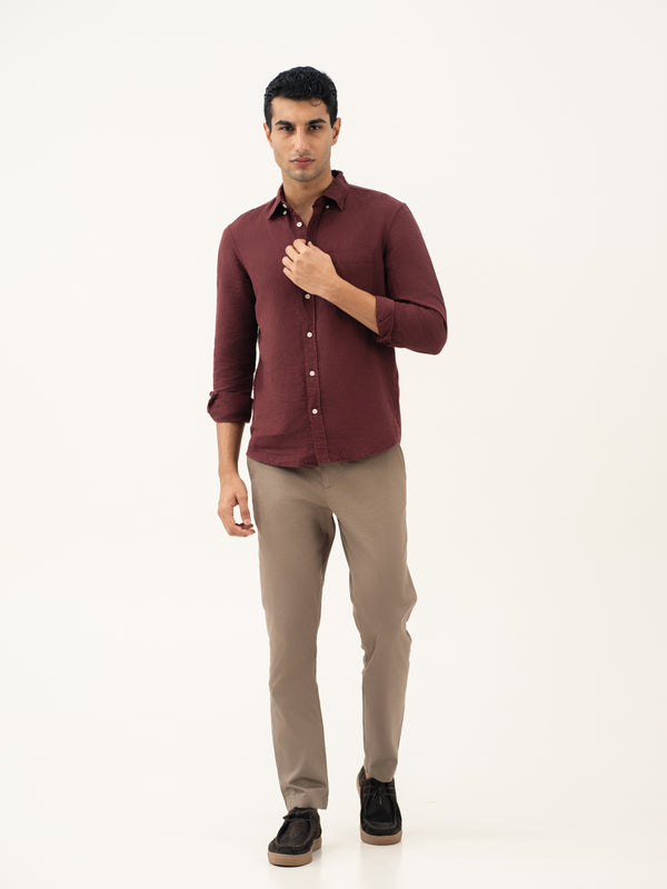 Showerstone Khaki Water Repellent Slim Fit Stretch Chinos