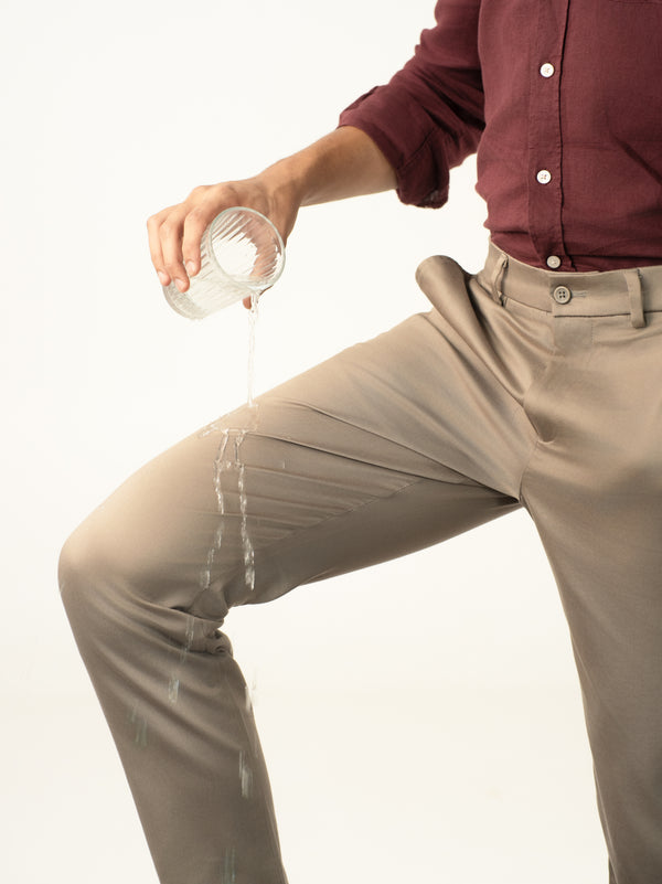 Showerstone Khaki Water Repellent Slim Fit Stretch Chinos