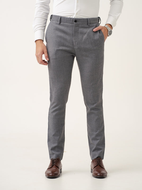 Marl Grey Merino Wool Pants