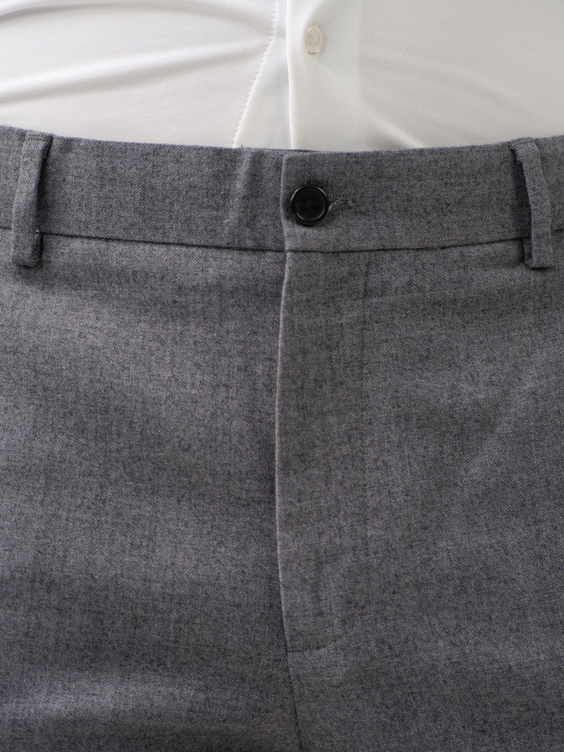 Marl Grey Merino Wool Pants