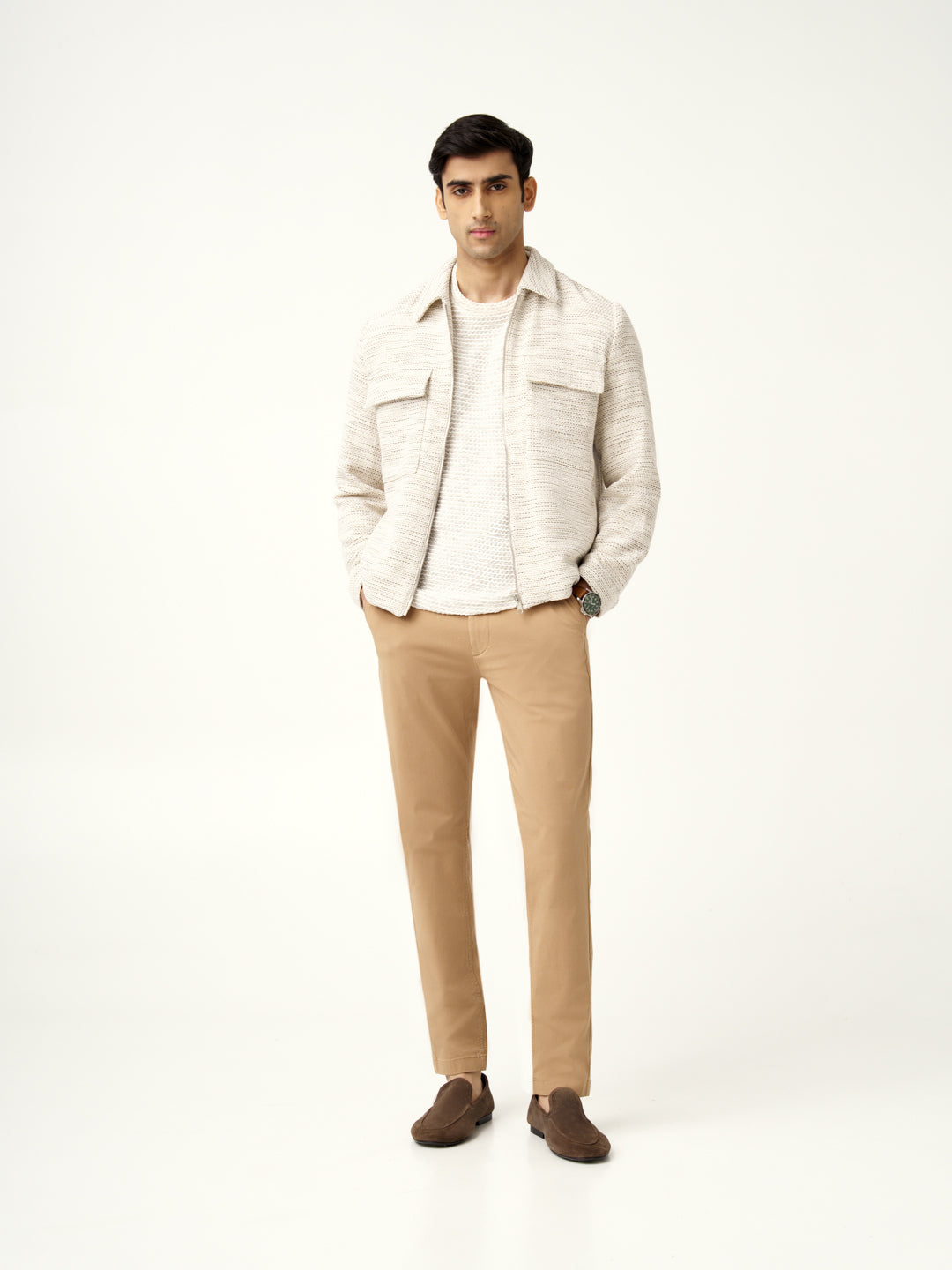 Earth Khaki Stretch Chinos