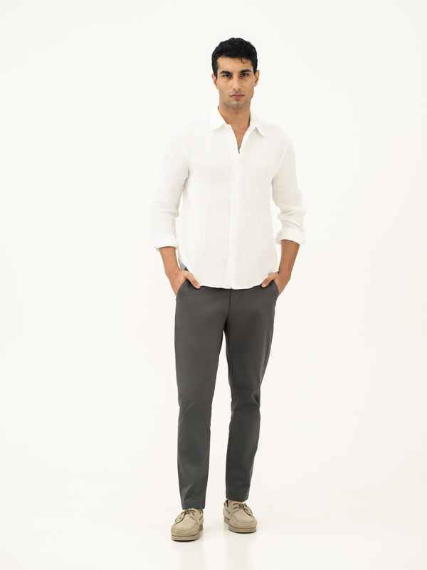 Rainshield Grey Water Repellent Slim Fit Stretch Chinos