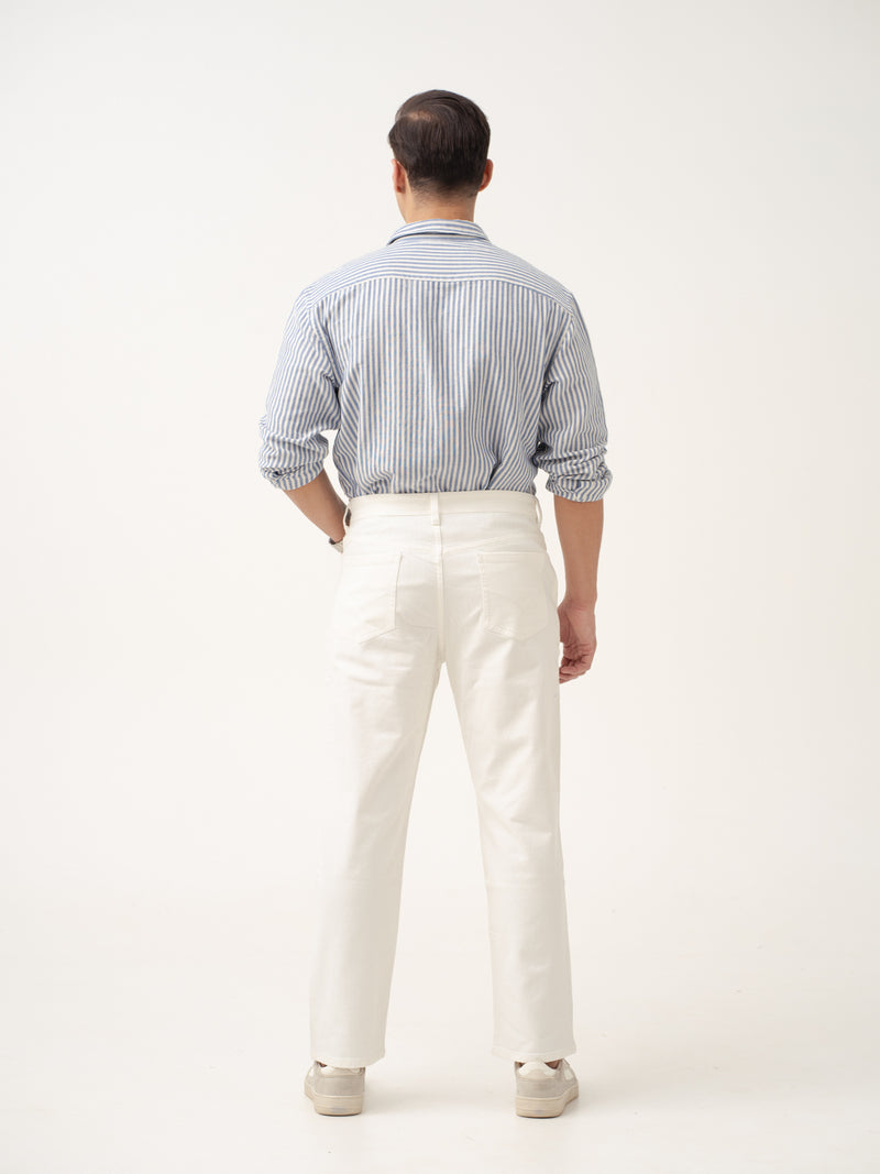 Frost White Relaxed Fit Jeans