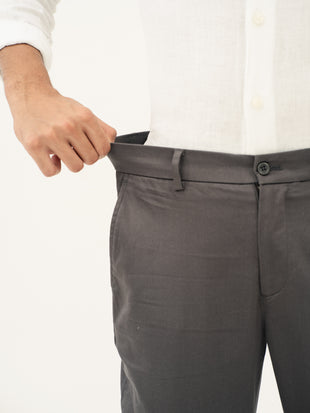 Rainshield Grey Slim Fit Stretch Chinos