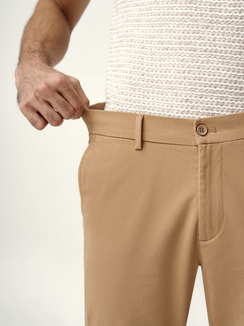 Earth Khaki Stretch Chinos