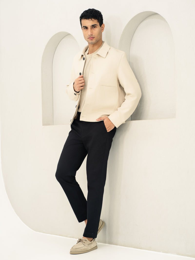Stormguard Black Water Repellent Slim Fit Stretch Chinos