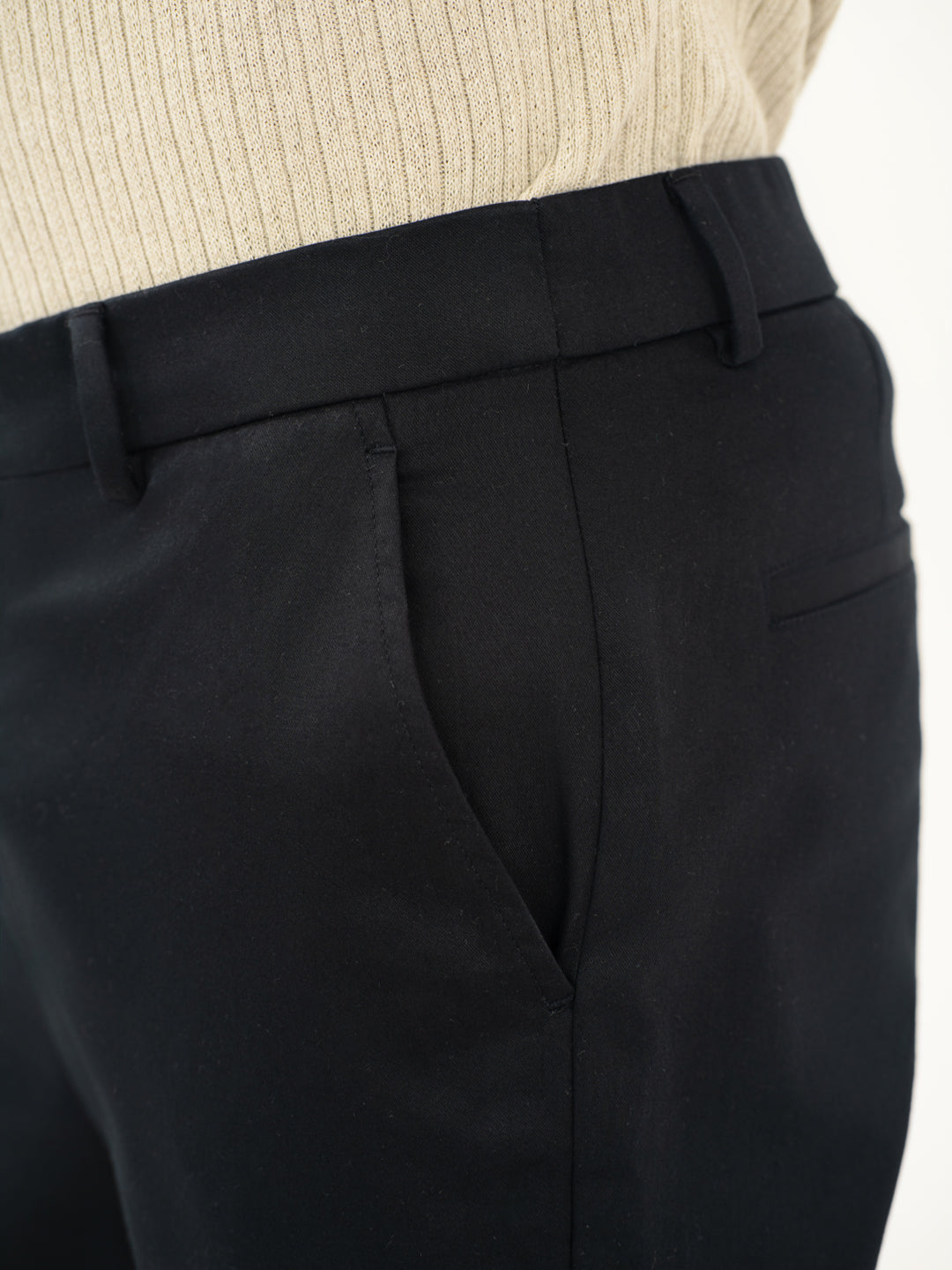 Stormguard Black Water Repellent Slim Fit Stretch Chinos