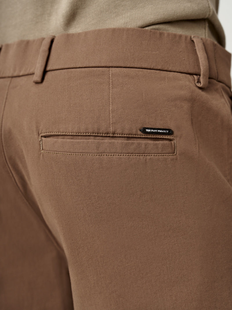 Fawn Khaki Stretch Chinos