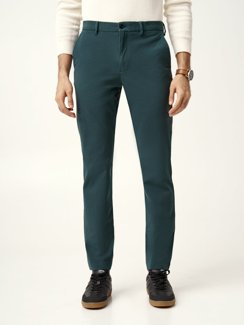 Forest Green Stretch Chinos