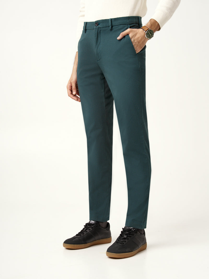 Forest Green Stretch Chinos