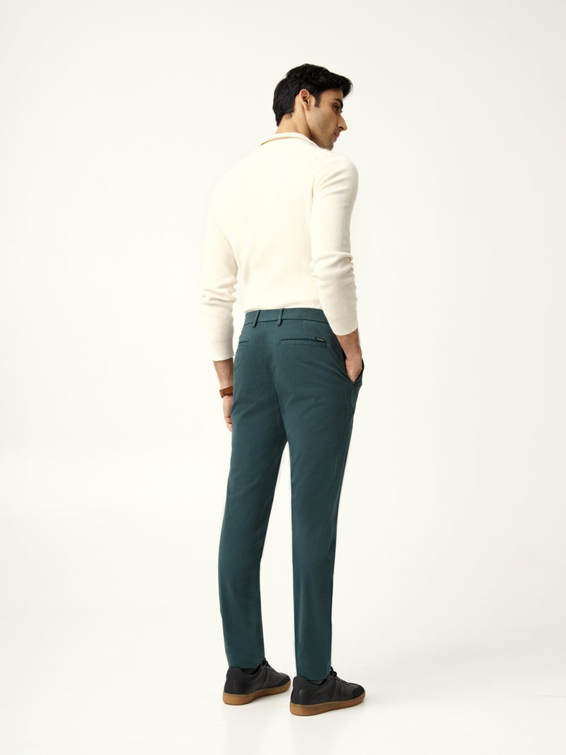 Forest Green Stretch Chinos