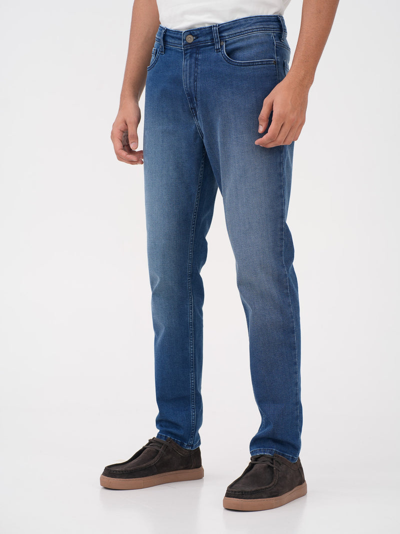 Monarch Blue Vintage Slim Fit Jeans