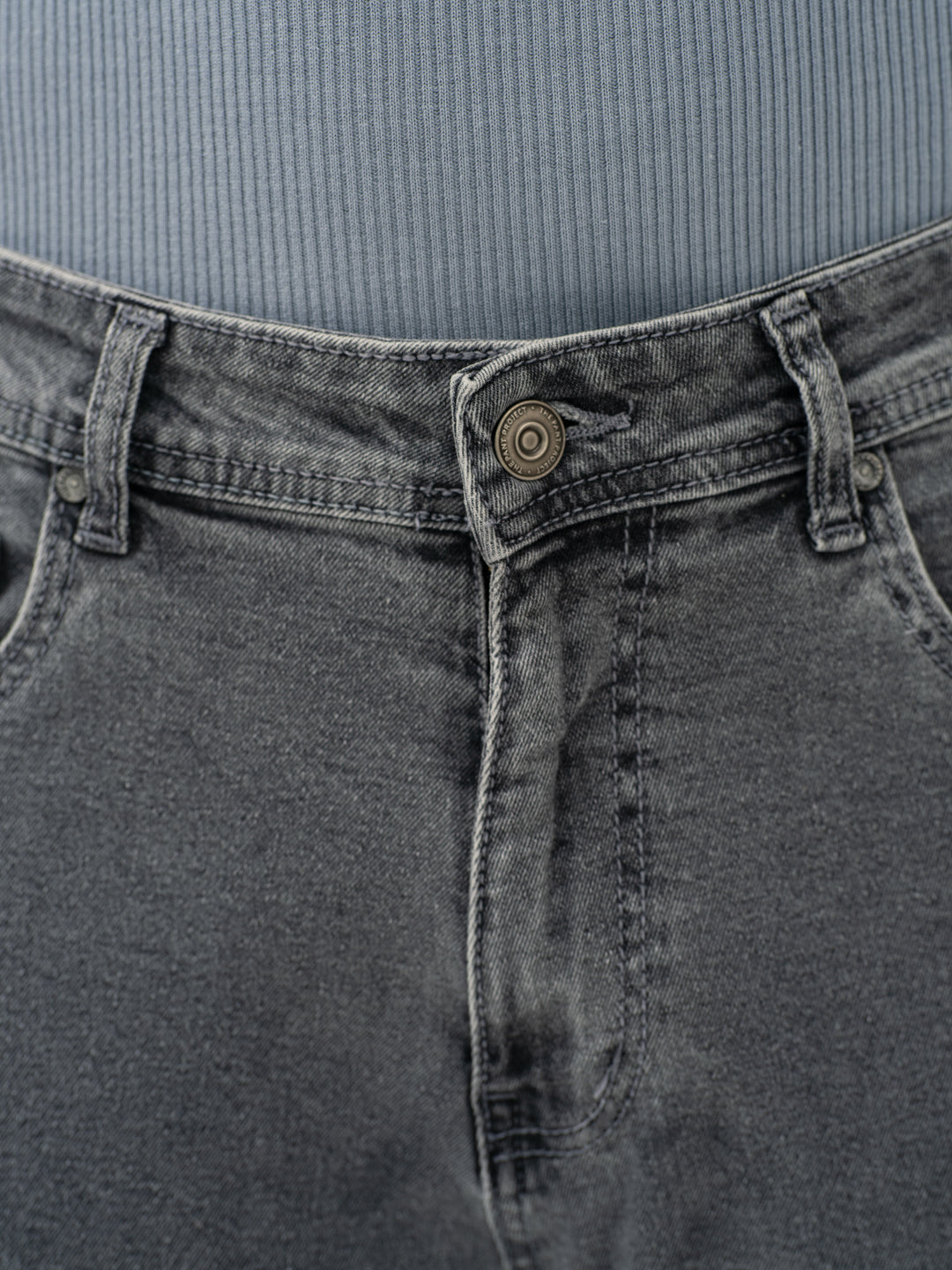 Refined Grey Relaxed Fit Jeans