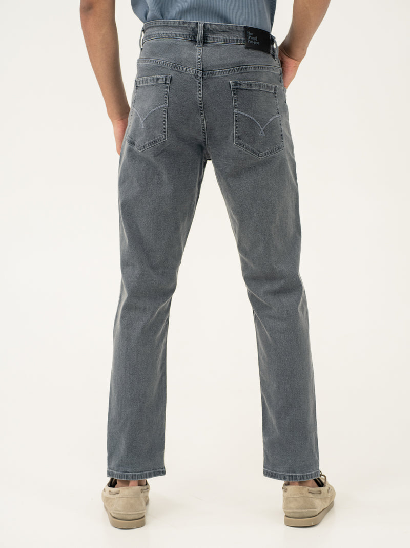 Refined Grey Relaxed Fit Jeans