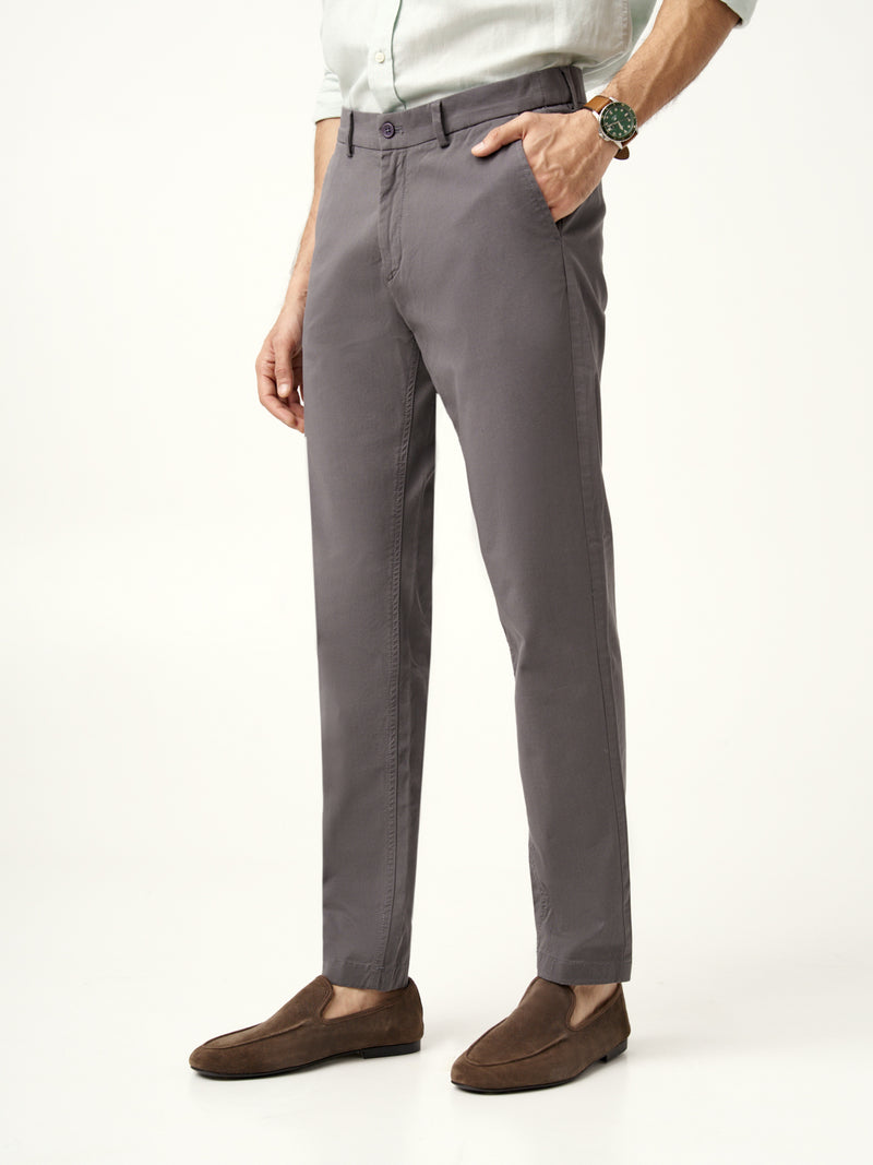 Spanish Grey Stretch Chinos