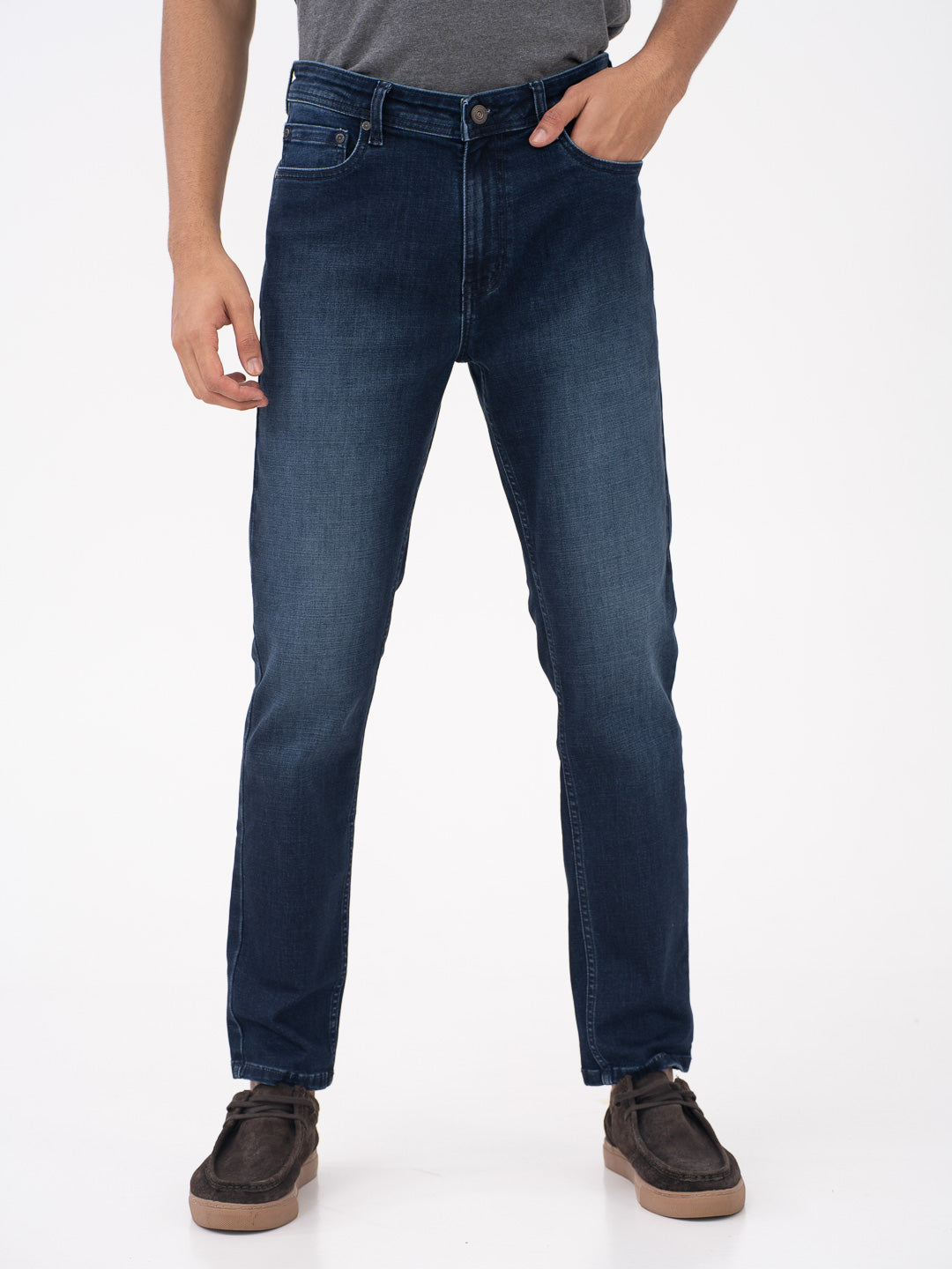 Rebel Blue Vintage Slim Fit Jeans