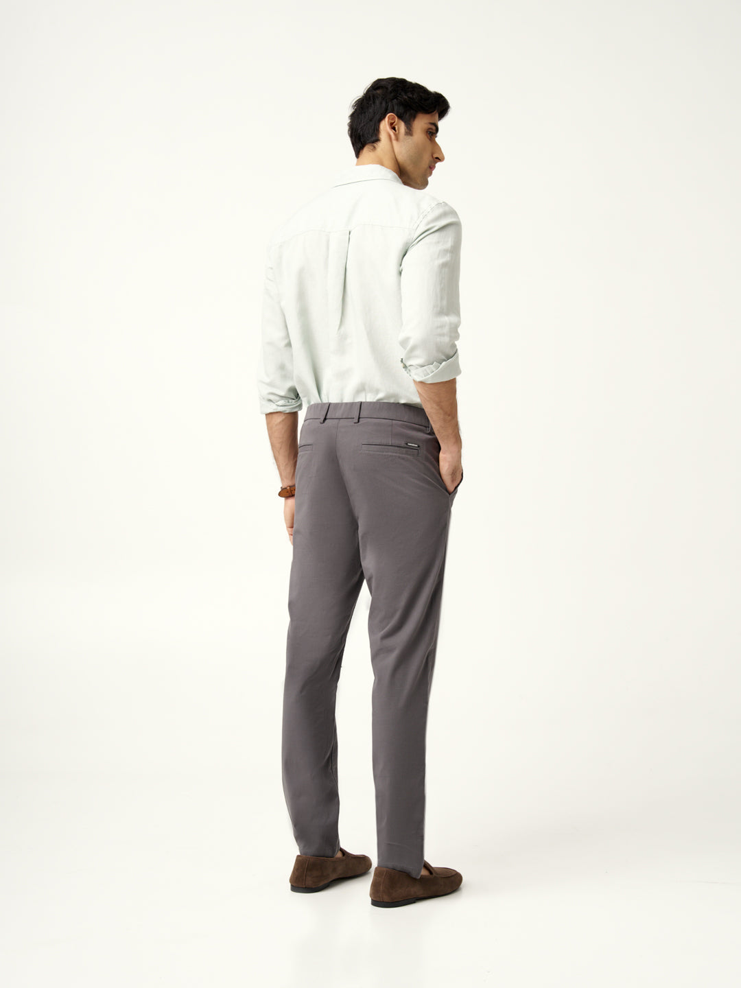 Spanish Grey Stretch Chinos