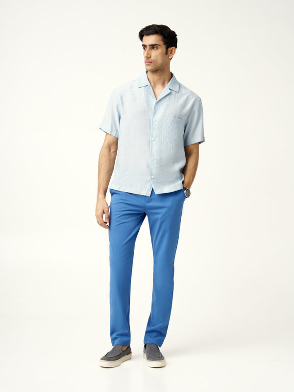 Airforce Blue Stretch Chinos