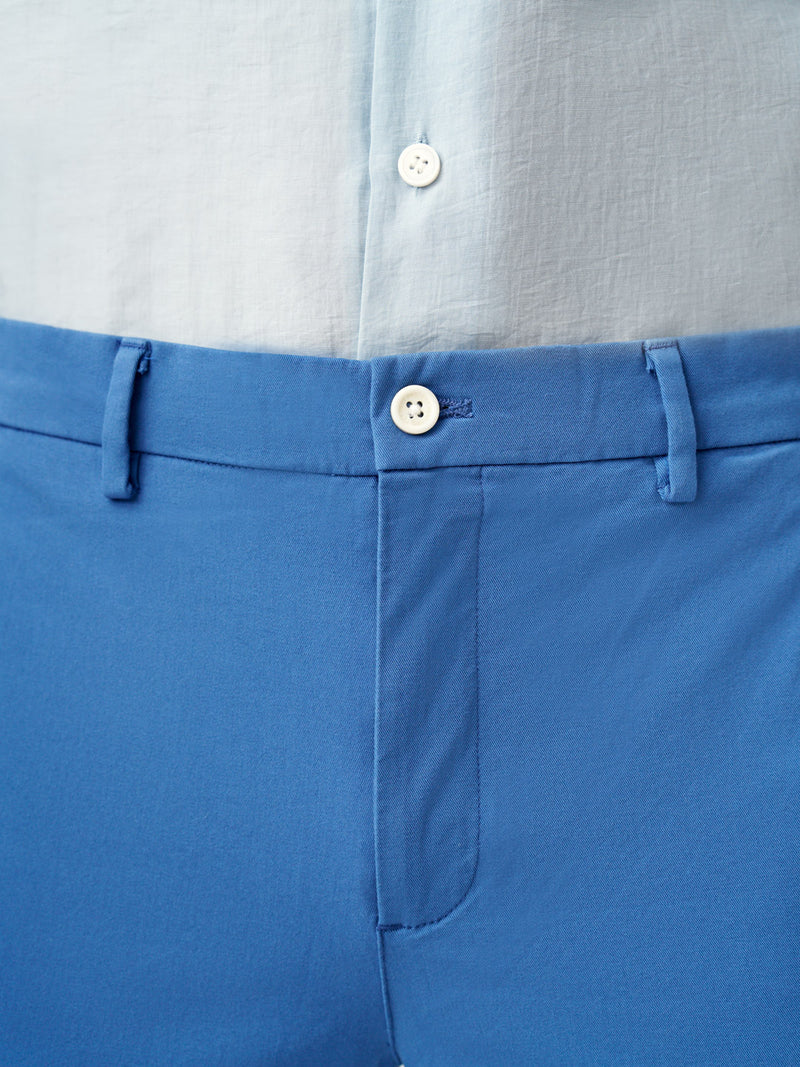 Airforce Blue Stretch Chinos