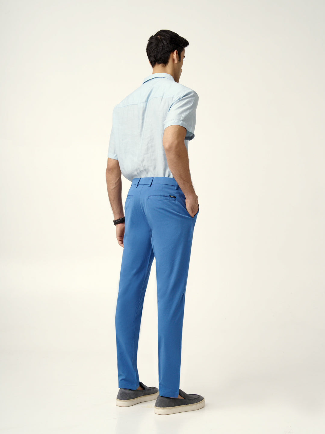 Airforce Blue Stretch Chinos