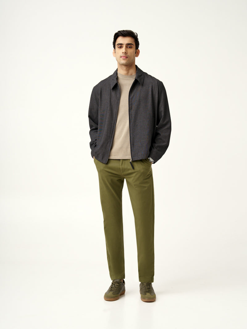 Herb Olive Stretch Chinos