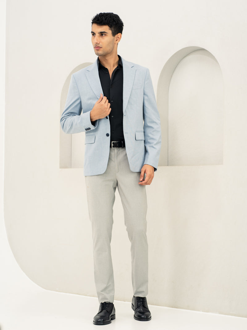 French Grey Houndstooth Pants