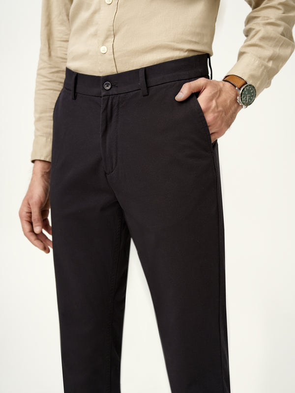 Black Shadow Stretch Chinos