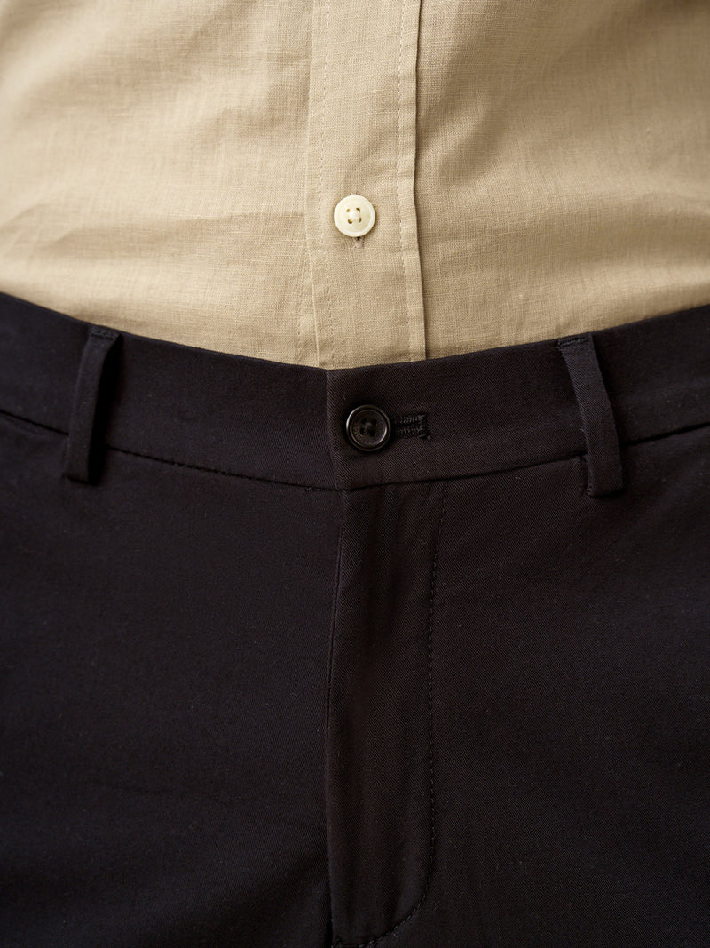 Black Shadow Stretch Chinos