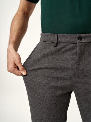 Charcoal Plus Size Power-Stretch Pants