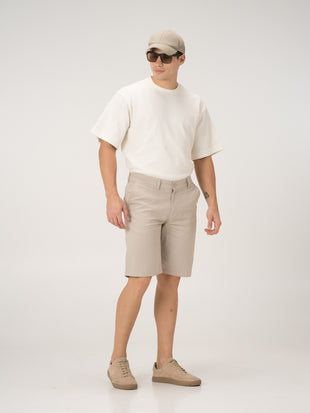 Sesame Beige Chino Shorts