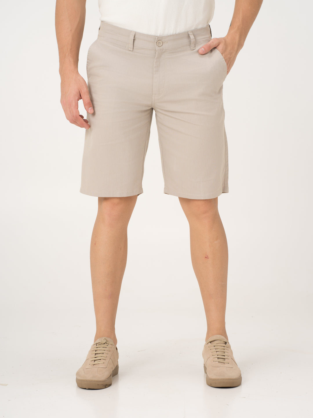 Sesame Beige Chino Shorts