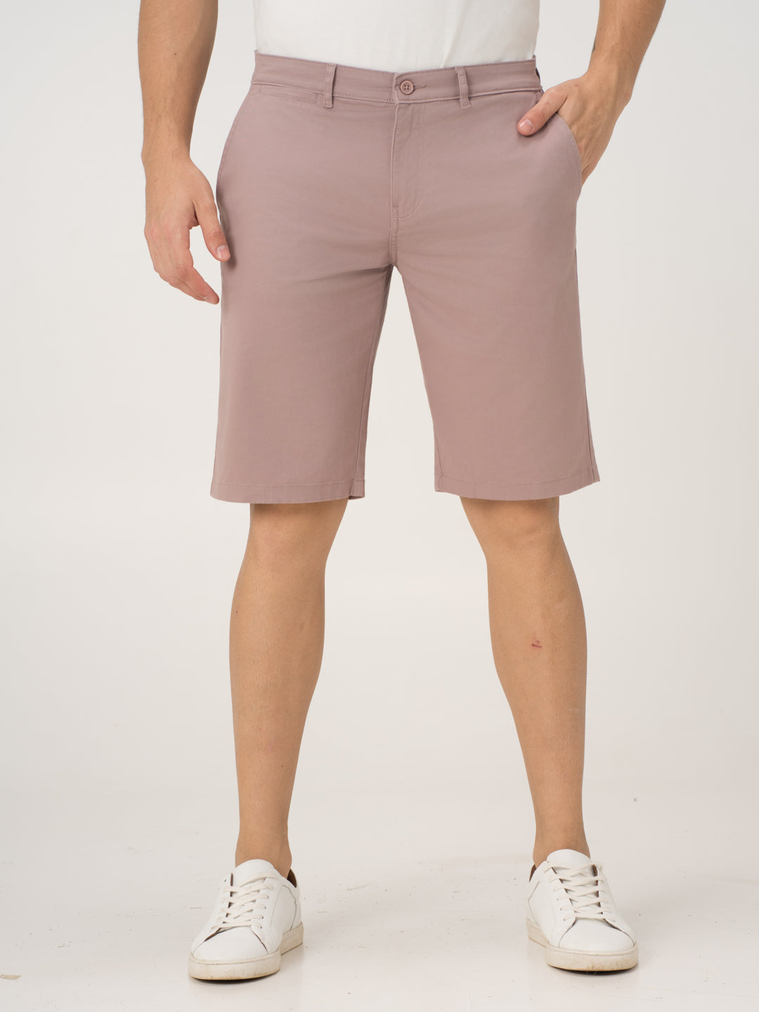 Pablo Pink Stretch Chino Shorts