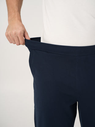 Cosmic Navy Cotton Sweatpants