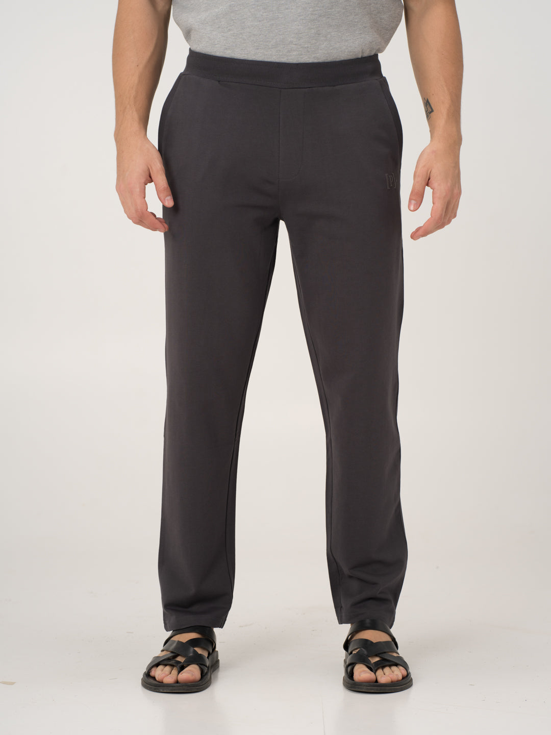 Thunderstorm Grey Cotton Sweatpants