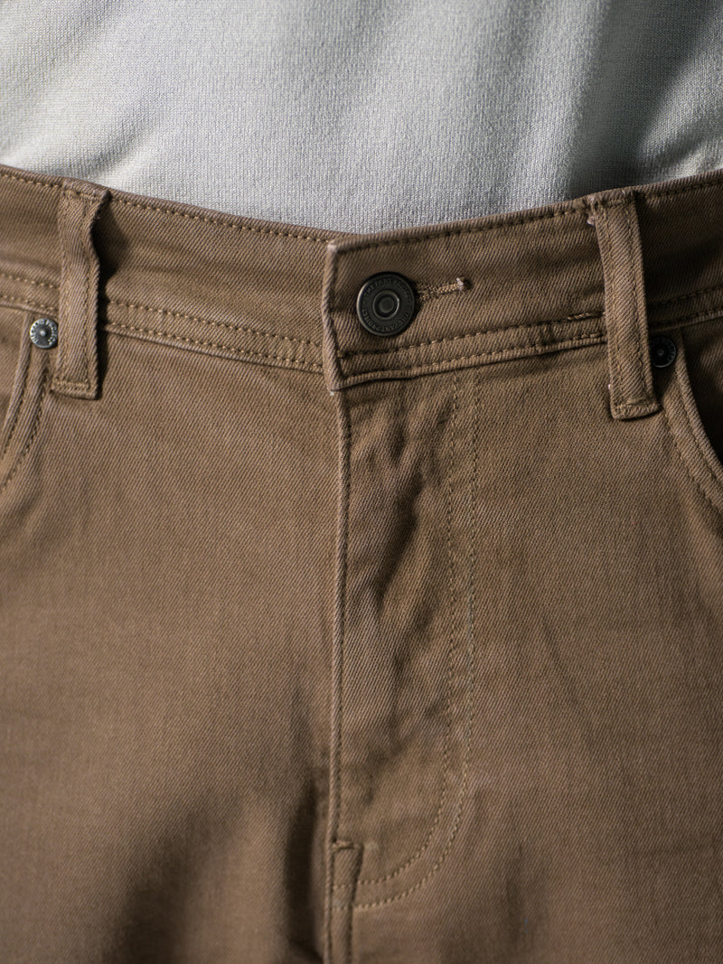 Weathered Olive Relaxed Fit Jeans
