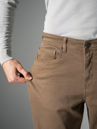 Weathered Olive Relaxed Fit Jeans