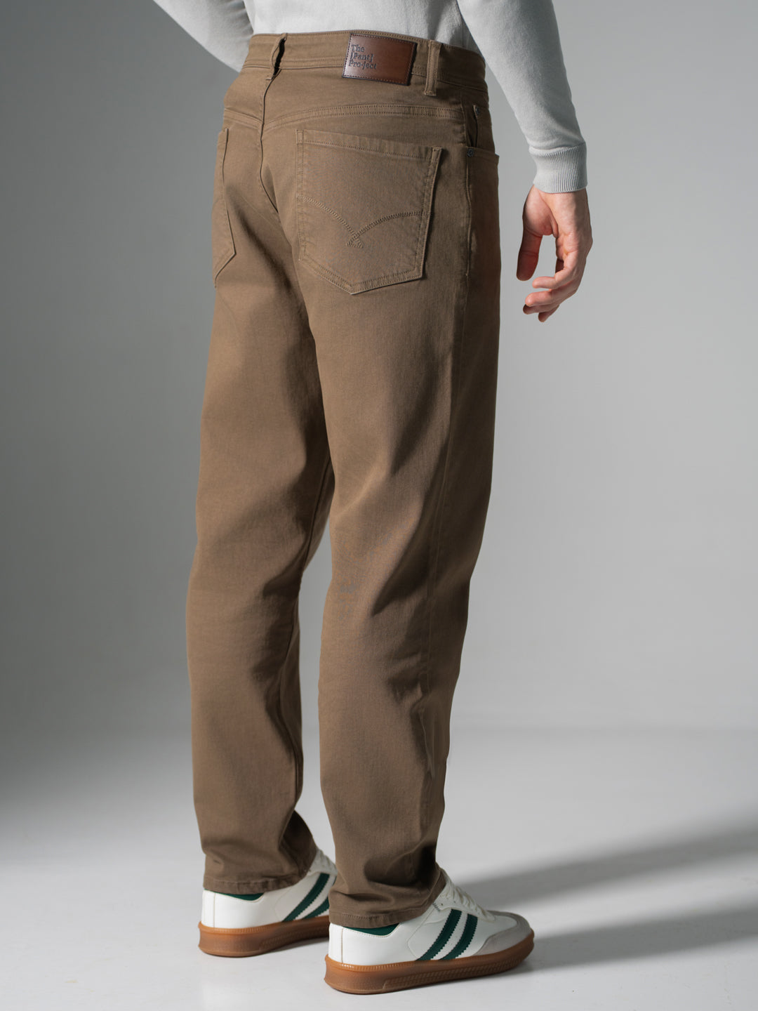 Weathered Olive Relaxed Fit Jeans
