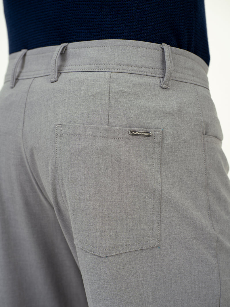 Haze Grey Relaxed Fit Pintuck Pants