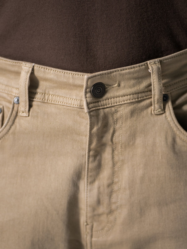 Fossil Beige Relaxed Fit Jeans