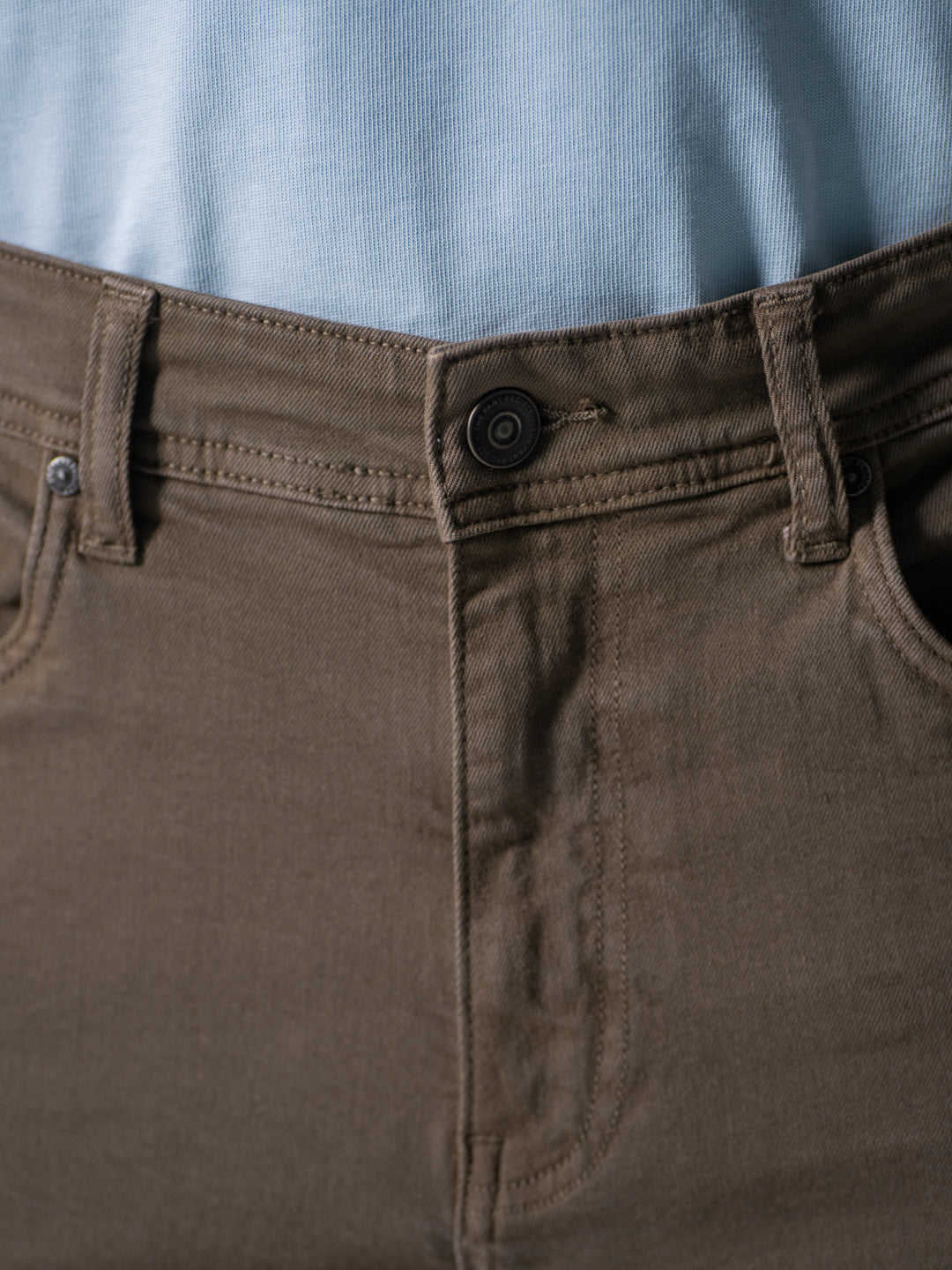 Mossstone Olive Relaxed Fit Jeans