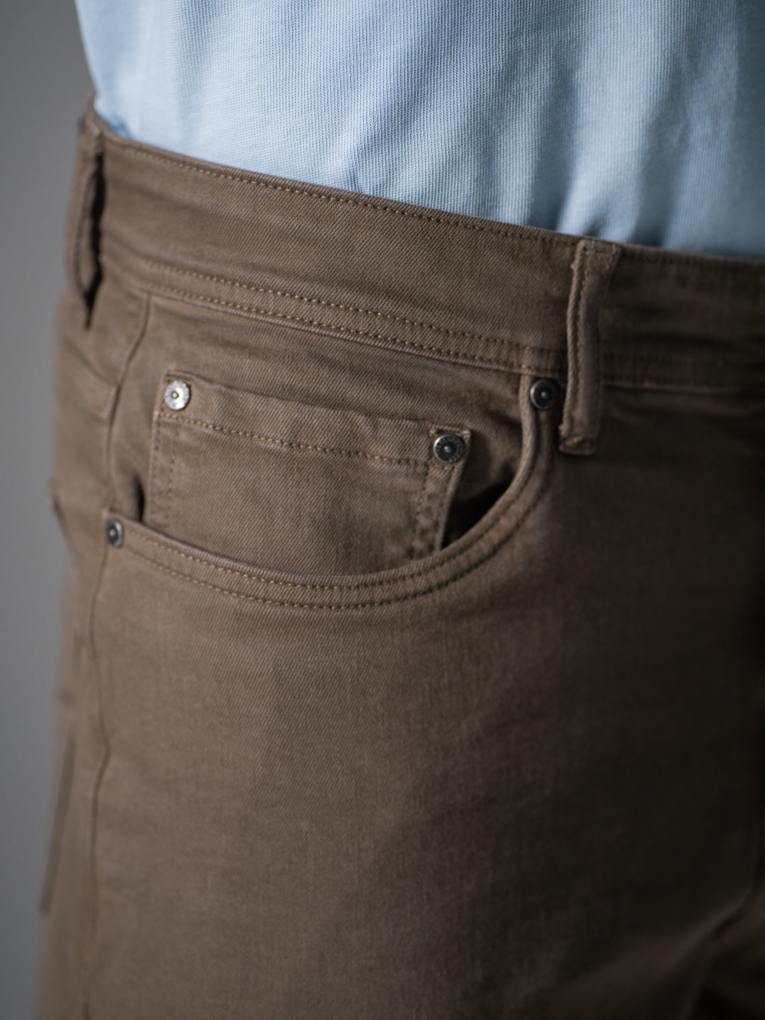 Mossstone Olive Relaxed Fit Jeans