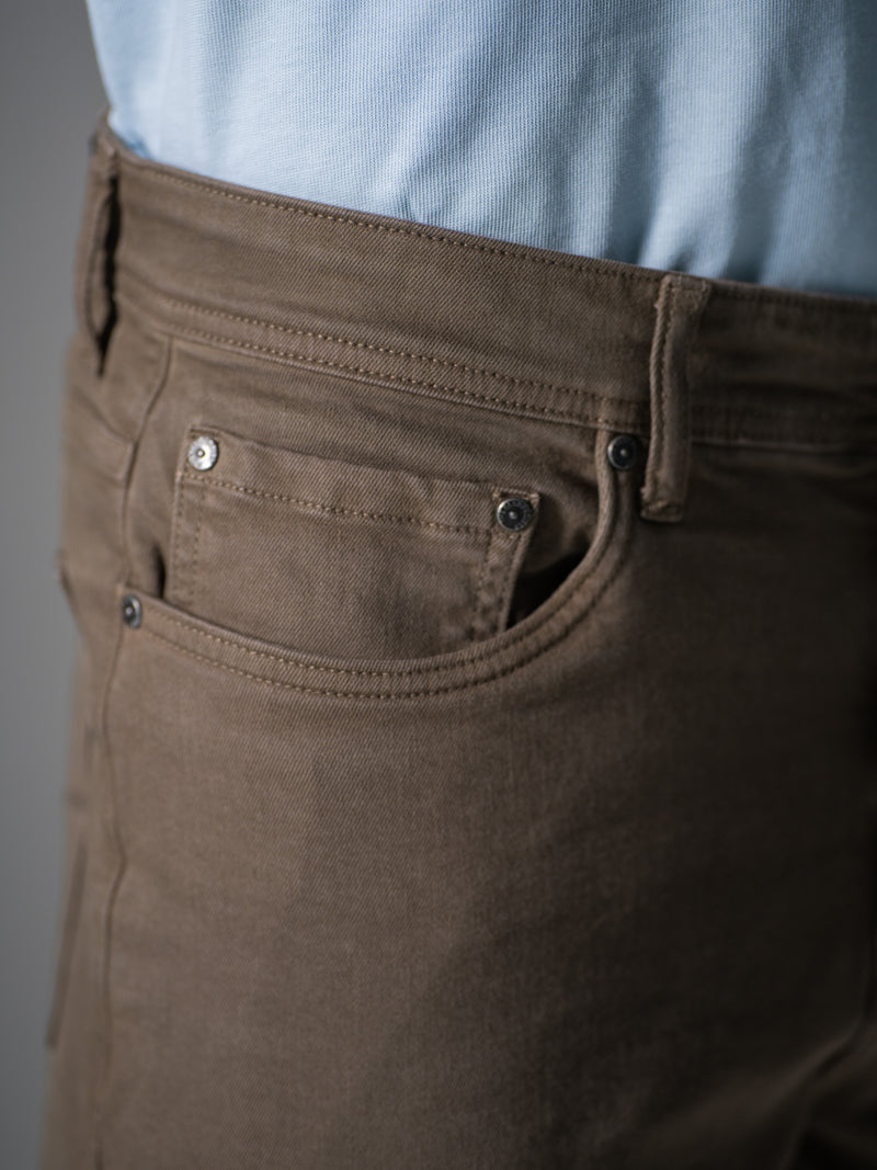 Mossstone Olive Relaxed Fit Jeans