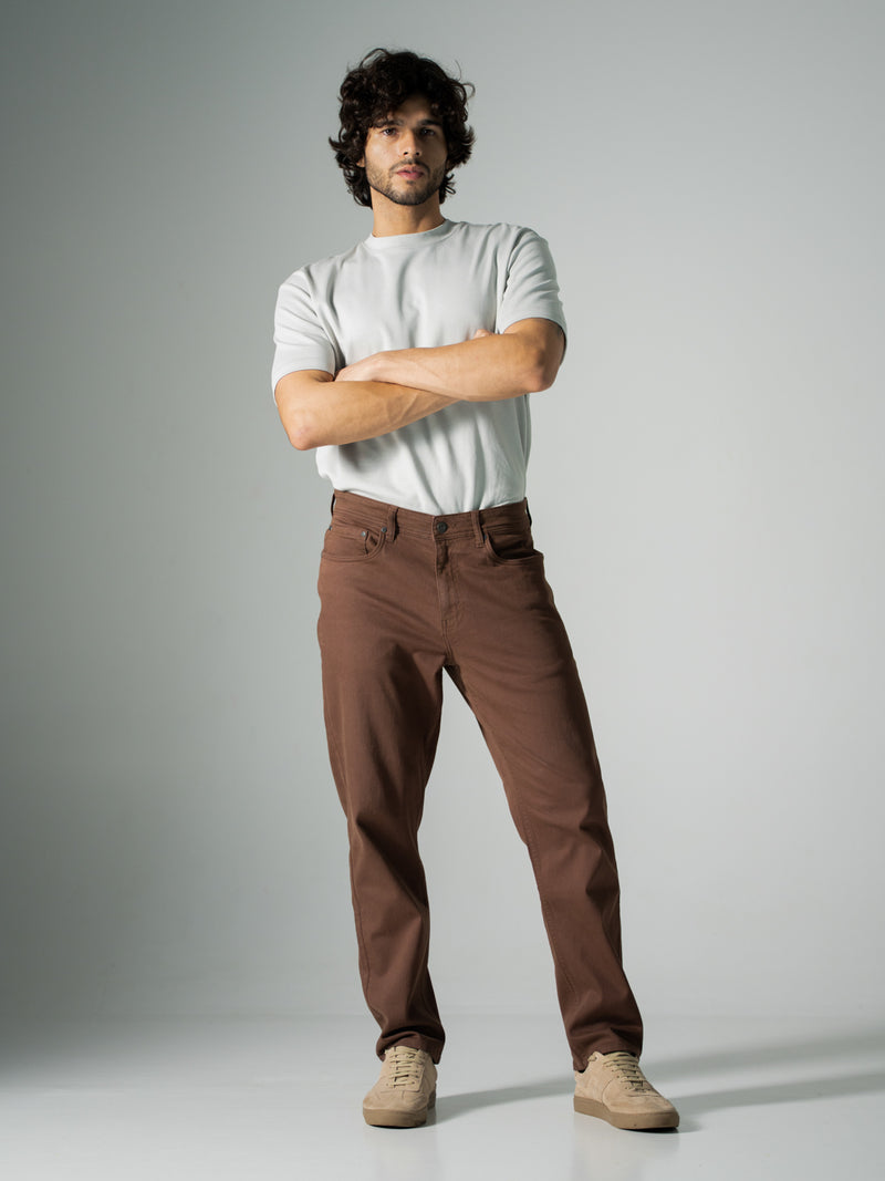 Root Brown Relaxed Fit Jeans