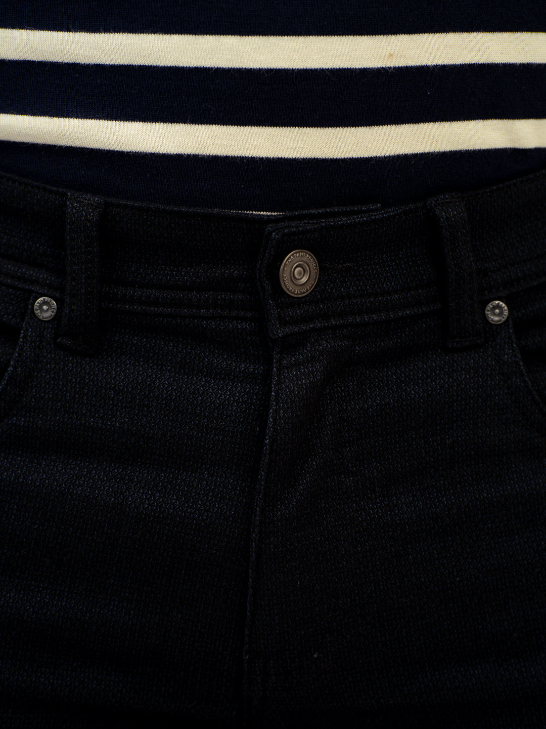 Back and Black Slim Fit Jeanos