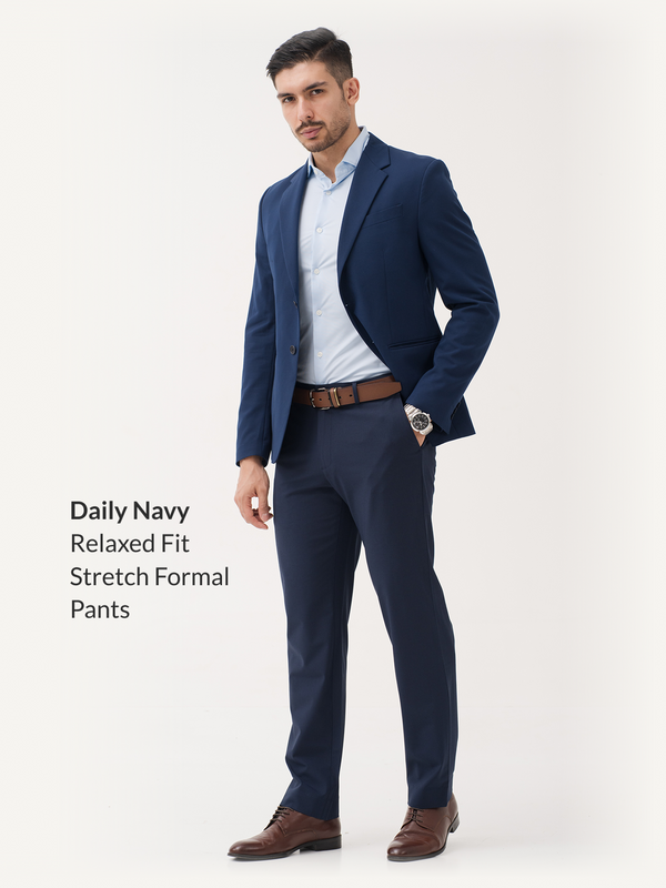 Ready To Wear Relaxed Fit Formal Pants Bundle of 2